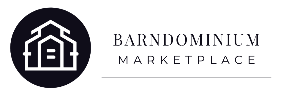 Barndominium Logo 2.0 - landscape - full - gray on trans
